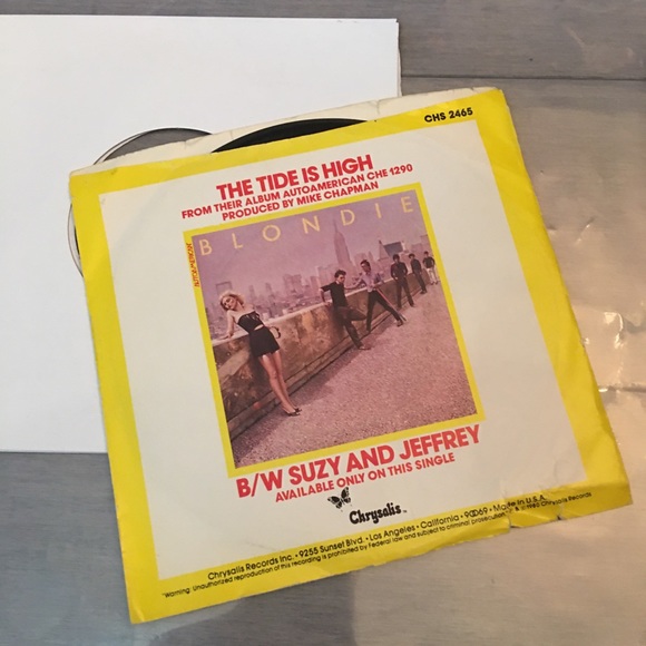 BLONDIE 7”- THE TIDE IS HIGH original 1980 - Good condition- - Picture 3 of 4